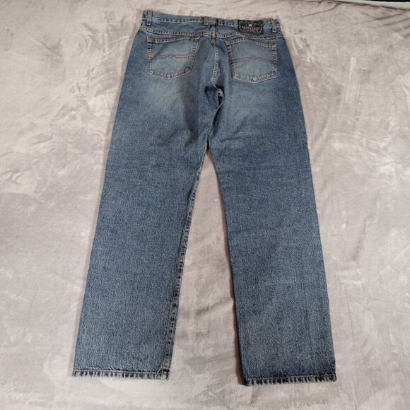 Vintage Lucky Brand Slim Fit Denim Jeans Mens 38 (Fits 36x32) Made In USA - Picture 7 of 11